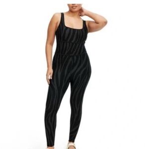 Diane Von Furstenberg X Target Black Zebra Jumpsuit